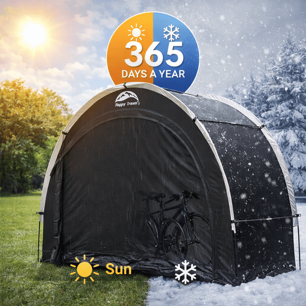 Happy Travel Bike Tent - UV & weather protection for year-round outdoor storage